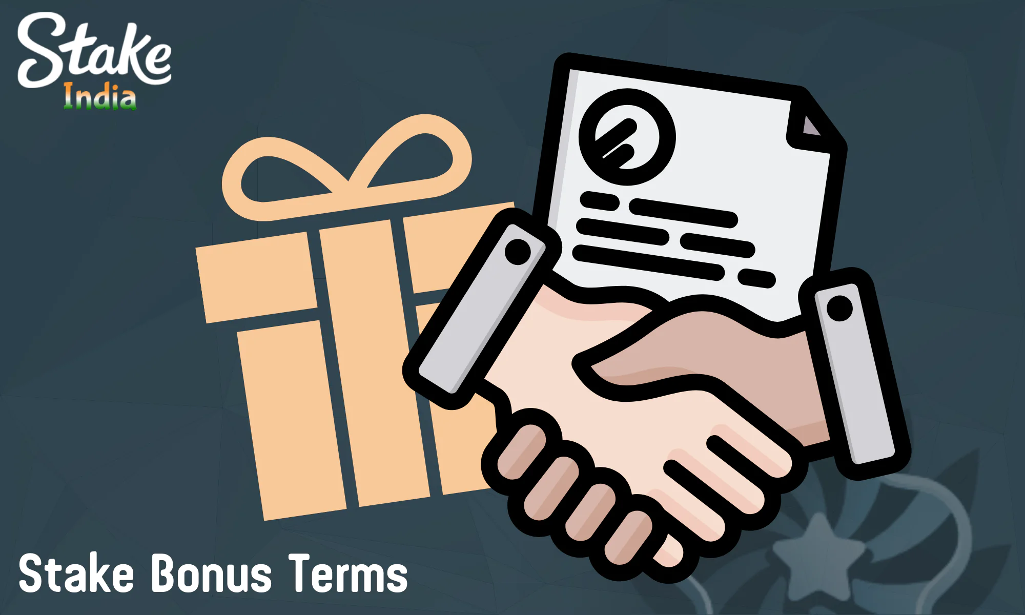 Stake has different conditions for different bonuses and promotions